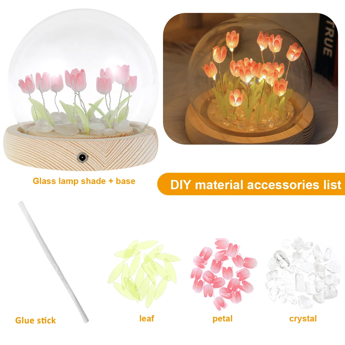 DIY Tulip Night Light