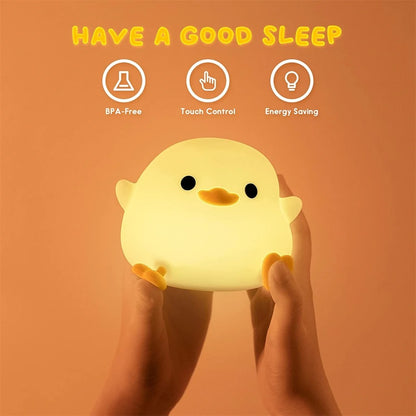 Silicone Baby Duck Lamp